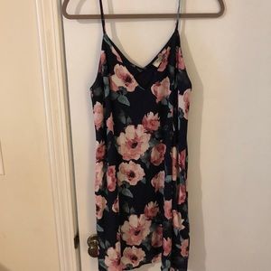Navy floral dress NEW WITH TAGS